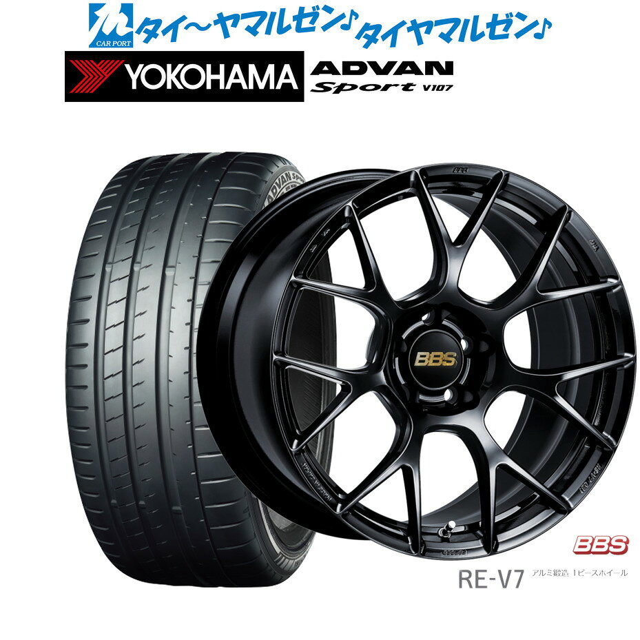 [SS限定]P最大46倍&クーポン配布新品 サマータイヤ ホイール4本セットBBS JAPAN RE-V719インチ 8.5Jヨコハマ ADVAN アドバン Sport (V107)225/40R19