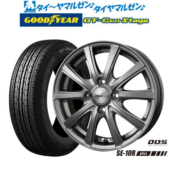 新品 サマータイヤ ホイール4本セットBADX D,O,S(DOS) SE-10R plus15インチ 5.5Jグッドイヤー GT-エコ ステージ165/65R15