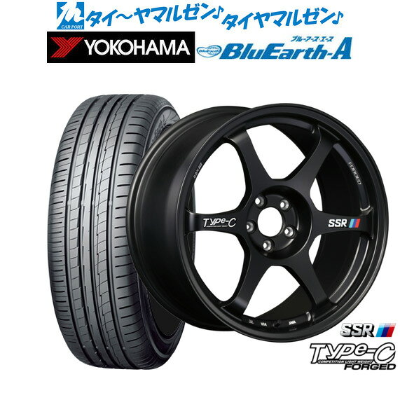 新品 サマータイヤ ホイール4本セットタナベ SSR Type-C FORGED18インチ 8.5Jヨコハマ BluEarth ブルーアース A (AE50)235/55R18
