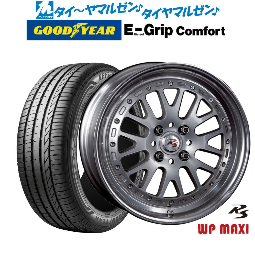 [6/22〜26]割引クーポン配布新品 サマータイヤ ホイール4本セットクリムソン RS WP MAXI モノブロック16インチ 6.0Jグッドイヤー エフィシエント グリップ コンフォート195/45R16