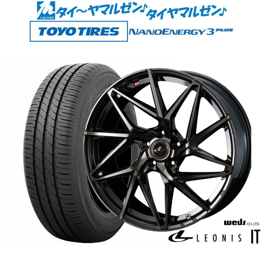 [6月20日]割引クーポン配布新品 サマータイヤ ホイール4本セットウェッズ レオニス IT16インチ 6.5Jトーヨータイヤ NANOENERGY ナノエナジー 3プラス 205/55R16