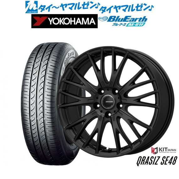 [5/1]ストアポイント5倍！新品 サマータイヤ ホイール4本セットコーセイ クレイシズ SE4816インチ 6.5Jヨコハマ BluEarth ブルーアース (AE-01F)205/55R16