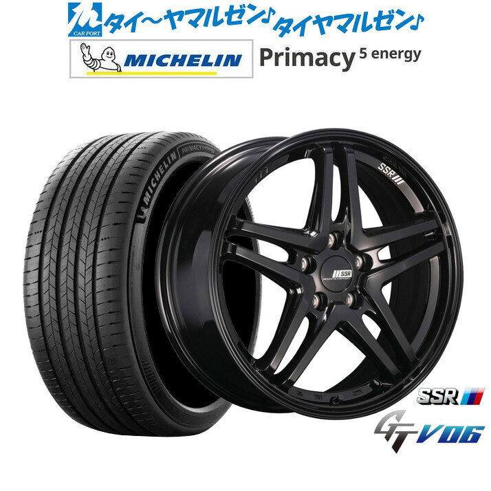 [SS限定]P最大46倍&クーポン配布新品 サマータイヤ ホイール4本セットタナベ SSR GT V0618インチ 7.5Jミシュラン プライマシー プライマシー5 energy225/50R18