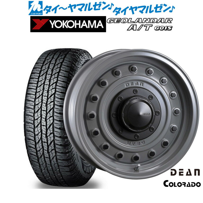[SS期間]割引クーポン配布新品 オフロードタイヤ ホイール4本セットクリムソン ディーン コロラド16インチ 6.5Jヨコハマ GEOLANDAR ジオランダー AT(G015)215/65R16