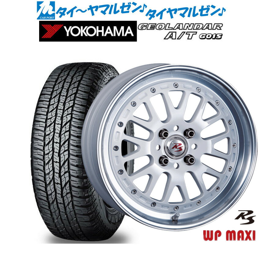 [6/22〜26]割引クーポン配布新品 オフロードタイヤ ホイール4本セットクリムソン RS WP MAXI モノブロック16インチ 6.5Jヨコハマ GEOLANDAR ジオランダー AT(G015)215/65R16