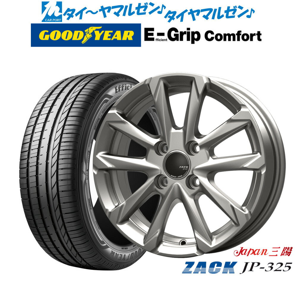[6/22〜26]割引クーポン配布新品 サマータイヤ ホイール4本セットJAPAN三陽 ZACK JP-32514インチ 4.5Jグッドイヤー エフィシエント グリップ コンフォート155/65R14