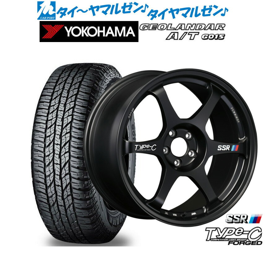 [SS限定]P最大44倍&クーポン配布新品 サマータイヤ ホイール4本セットタナベ SSR Type-C FORGED18インチ 7.5Jヨコハマ GEOLANDAR ジオランダー AT(G015)225/50R18