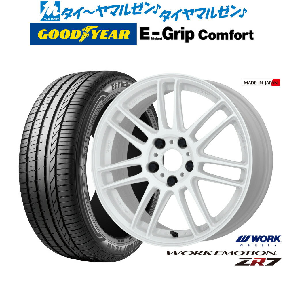 新品 サマータイヤ ホイール4本セットワーク エモーション ZR718インチ 7.5Jグッドイヤー エフィシエント グリップ コンフォート225/40R18