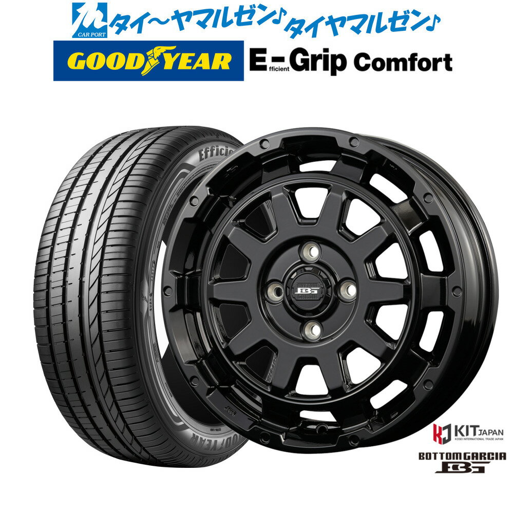 [6/22〜26]割引クーポン配布新品 サマータイヤ ホイール4本セットコーセイ ボトムガルシア ディグレ15インチ 4.5Jグッドイヤー エフィシエント グリップ コンフォート165/50R15