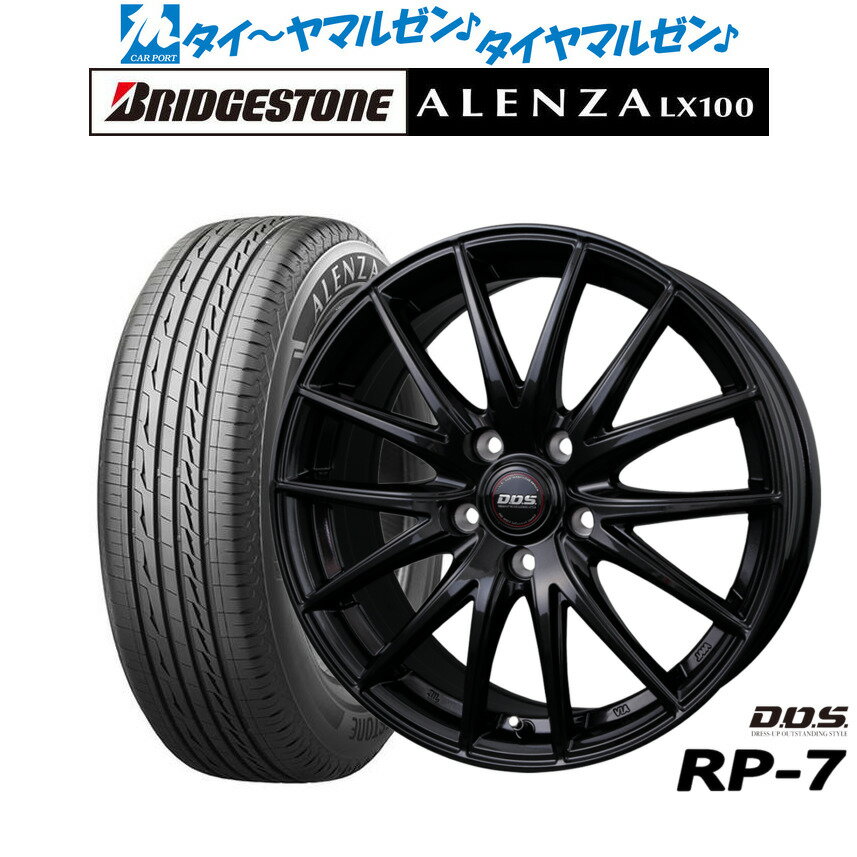 [12/1]ストアポイント5倍！新品 サマータイヤ ホイール4本セットBADX D,O,S(DOS) RP-719インチ 8.0Jブリヂストン ALENZA アレンザ LX100225/55R19
