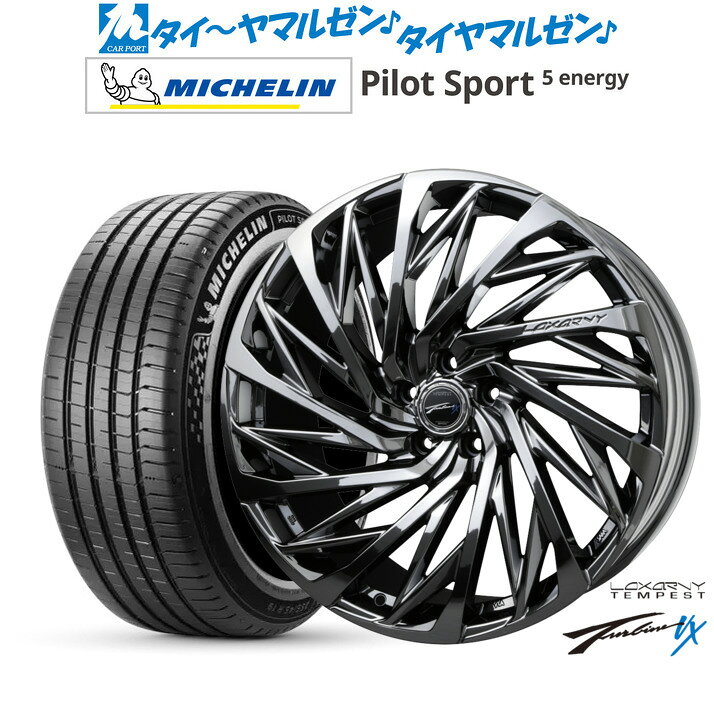 新品 サマータイヤ ホイール4本セットBADX ロクサーニ テンペストタービンVX20インチ 8.5Jミシュラン パイロット スポーツ 5 energy245/40R20
