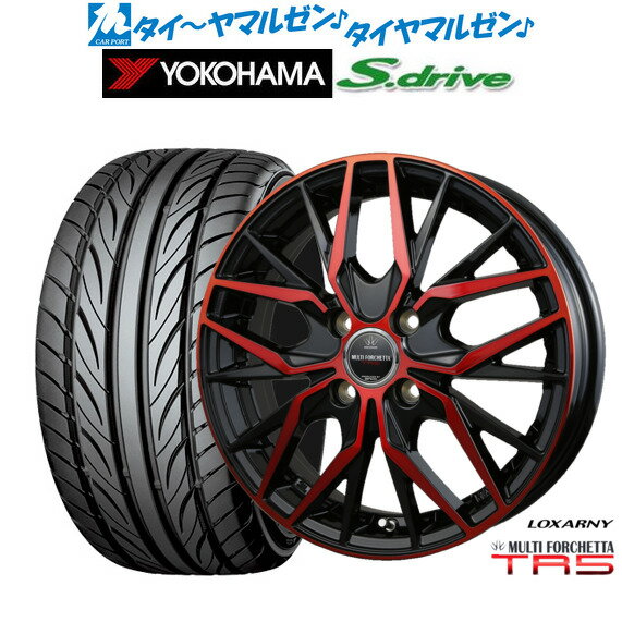 [6/15]割引クーポン配布新品 サマータイヤ ホイール4本セットBADX ロクサーニ マルチフォルケッタ TR516インチ 5.5Jヨコハマ DNA S.drive ドライブ (ES03/ES03N)165/40R16