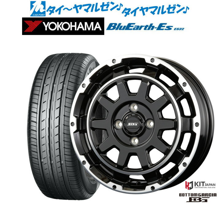 [12/1]ストアポイント5倍！新品 サマータイヤ ホイール4本セットコーセイ ボトムガルシア ディグレ15インチ 4.5Jヨコハマ BluEarth-ES ブルーアースイーエス ES32165/50R15