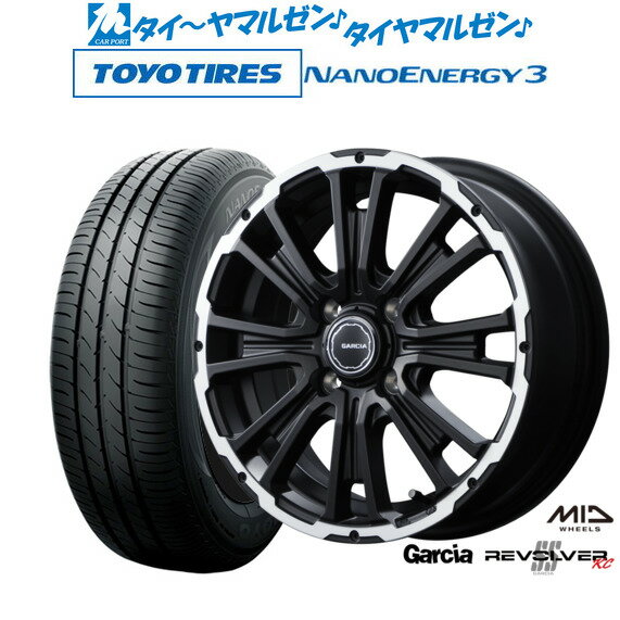 [6/22〜26]割引クーポン配布新品 サマータイヤ ホイール4本セットMID ガルシア SSリボルバー KC14インチ 4.5Jトーヨータイヤ NANOENERGY ナノエナジー 3 155/55R14