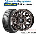 新品 サマータイヤ ホイール4本セットインターミラノ マッドバーン XR-800M14インチ 4.5Jグッドイヤー エフィシエント グリップ コンフォート155...