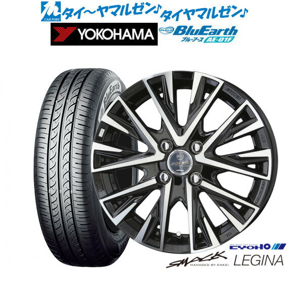 新品 サマータイヤ ホイール4本セットKYOHO スマック レジーナ16インチ 6.0Jヨコハマ BluEarth ブルーアース (AE-01F)185/55R16