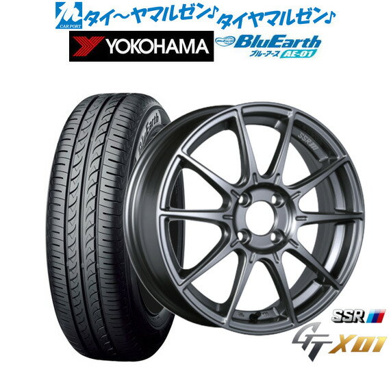[6/22〜26]割引クーポン配布新品 サマータイヤ ホイール4本セットタナベ SSR GT X0115インチ 5.0Jヨコハマ BluEarth ブルーアース (AE-01)165/55R15