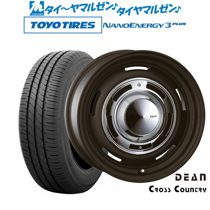 [6/22〜26]割引クーポン配布新品 サマータイヤ ホイール4本セットクリムソン ディーン クロスカントリー16インチ 6.0Jトーヨータイヤ NANOENERGY ナノエナジー 3プラス 195/45R16
