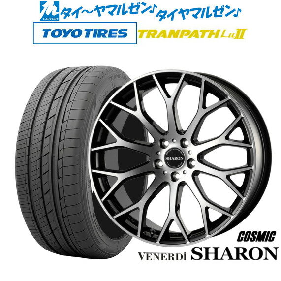 [6/18]最大100%ポイントバック！要エントリー新品 サマータイヤ ホイール4本セットコスミック ヴェネルディ シャロン20インチ 8.0Jトーヨータイヤ トランパス TRANPATH LuII 245/35R20