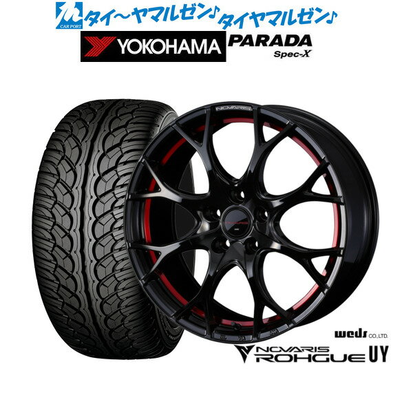 新品 サマータイヤ ホイール4本セットウェッズ ノヴァリス ローグ UY18インチ 8.0Jヨコハマ PARADA パラダ Spec-X235/60R18