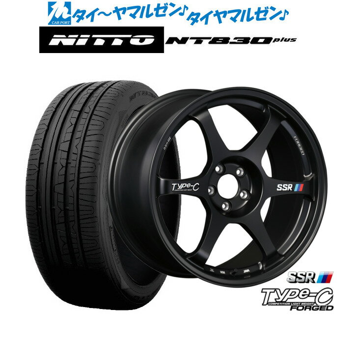 新品 サマータイヤ ホイール4本セットタナベ SSR Type-C FORGED18インチ 7.5JNITTO NT830 plus 225/40R18