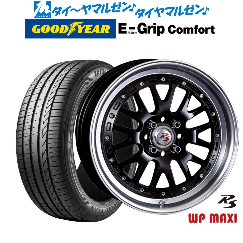[6/22〜26]割引クーポン配布新品 サマータイヤ ホイール4本セットクリムソン RS WP MAXI モノブロック16インチ 6.5Jグッドイヤー エフィシエント グリップ コンフォート205/60R16