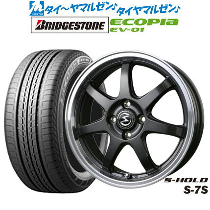 新品 サマータイヤ ホイール4本セットBADX エスホールド S-7S16インチ 6.0Jブリヂストン ECOPIA エコピア EV-01205/55R16
