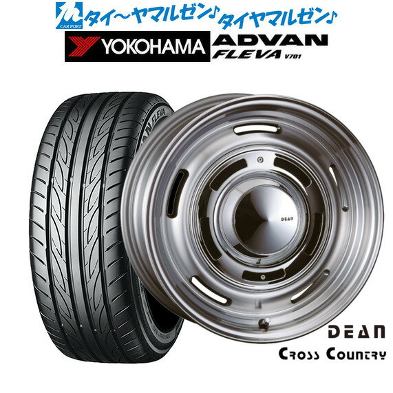 [6/22〜26]割引クーポン配布新品 サマータイヤ ホイール4本セットクリムソン ディーン クロスカントリー16インチ 6.0Jヨコハマ ADVAN アドバン フレバ V701195/45R16