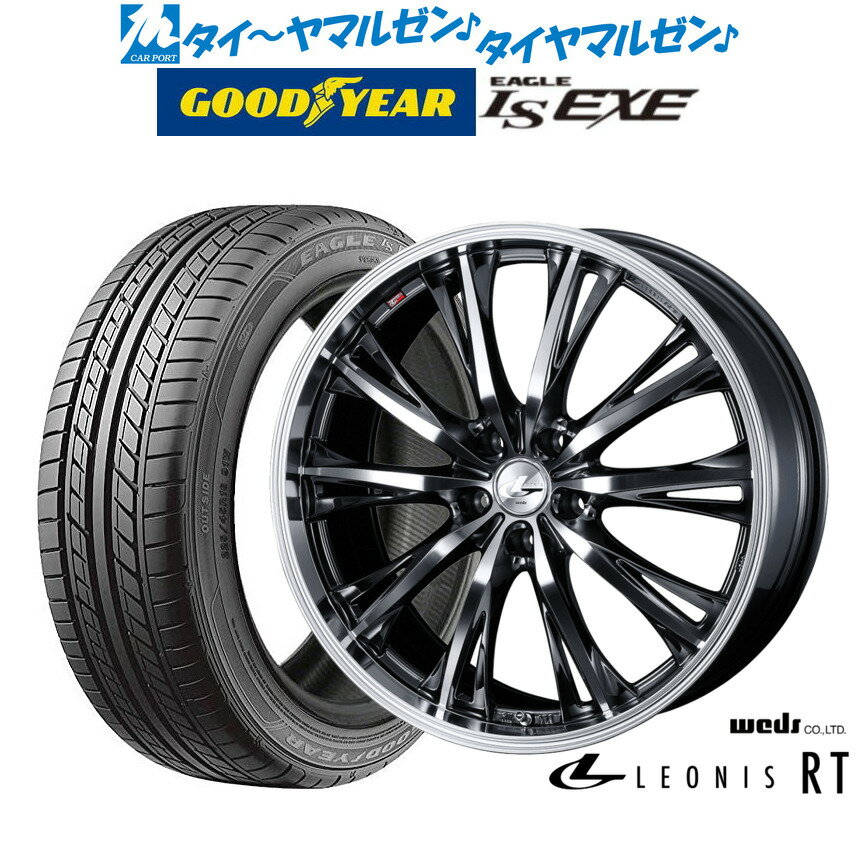 [5/18]ストアポイント3倍!!新品 サマータイヤ ホイール4本セットウェッズ レオニス RT19インチ 8.0Jグッドイヤー イーグル LS EXE（エルエス エグゼ）215/35R19