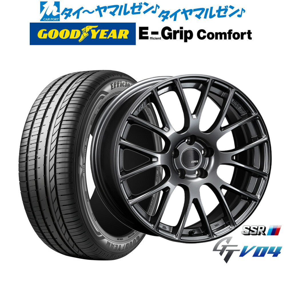 [BF期間]割引クーポン配布新品 サマータイヤ ホイール4本セットタナベ SSR GT V0417インチ 7.0Jグッドイヤー エフィシエント グリップ コンフォート215/55R17