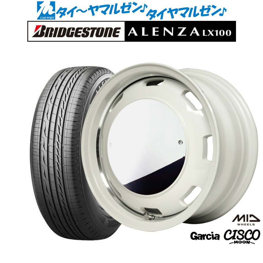 [2/25]割引クーポン配布新品 サマータイヤ ホイール4本セットMID ガルシア シスコ MOON16インチ 6.0Jブリヂストン ALENZA アレンザ LX100215/70R16