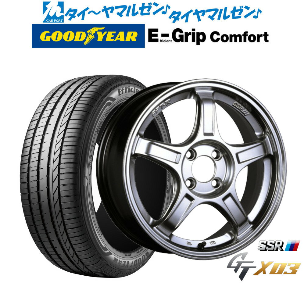 [6/22〜26]割引クーポン配布新品 サマータイヤ ホイール4本セットタナベ SSR GT X0316インチ 5.5Jグッドイヤー エフィシエント グリップ コンフォート165/50R16