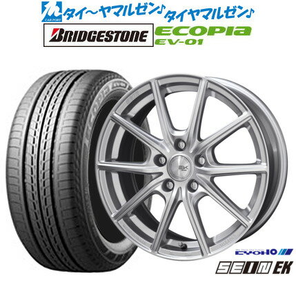 [マラソン期間]割引クーポン配布新品 サマータイヤ ホイール4本セットKYOHO ザイン EK17インチ 7.0Jブリヂストン ECOPIA エコピア EV-01215/50R17