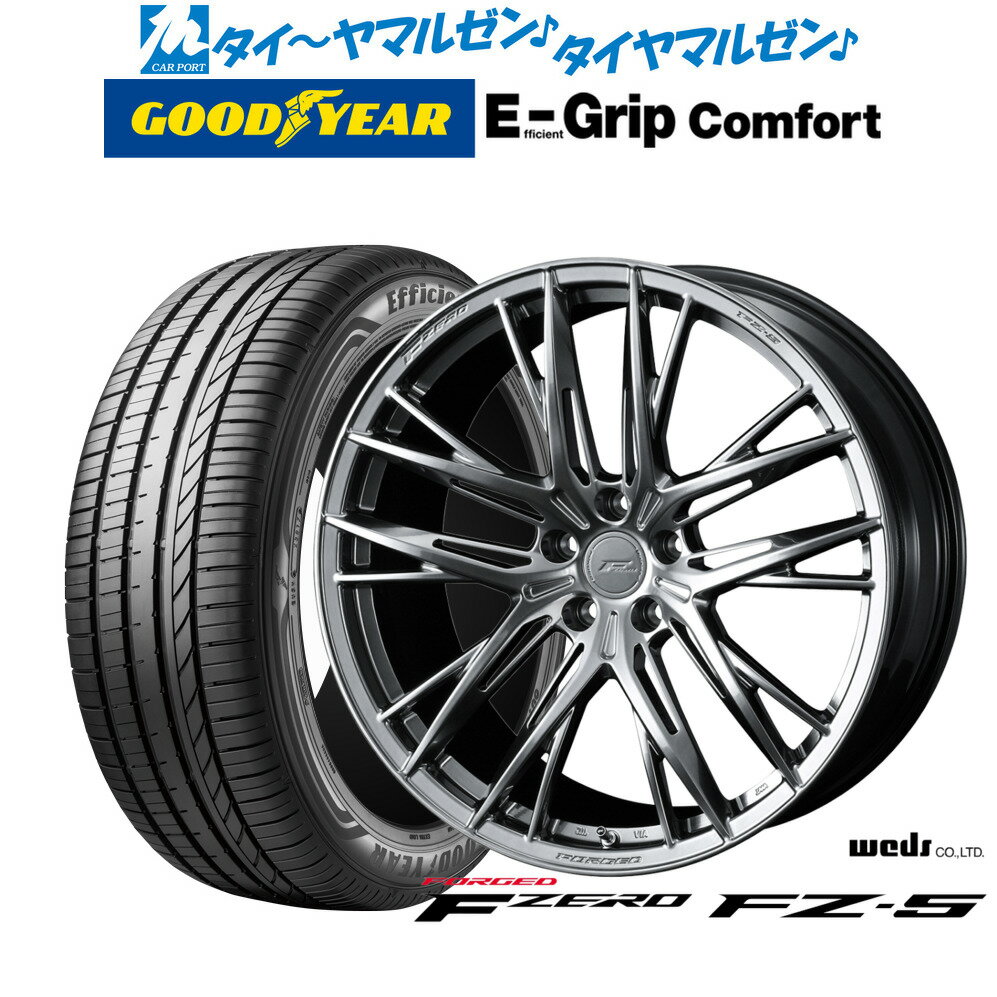 新品 サマータイヤ ホイール4本セットウェッズ F-ZERO FZ-518インチ 8.5Jグッドイヤー エフィシエント グリップ コンフォート225/40R18