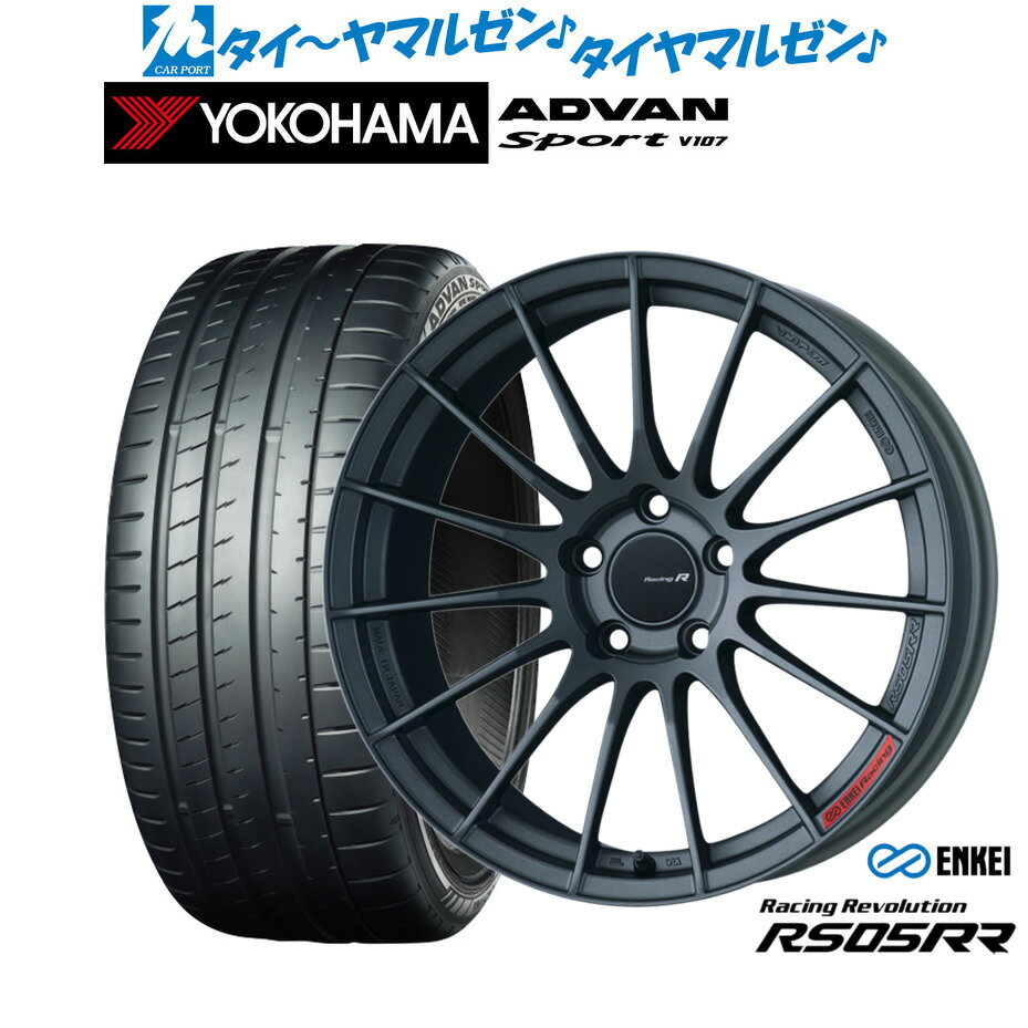 [マラソン期間]割引クーポン配布新品 サマータイヤ ホイール4本セットエンケイ RS05RR19インチ 8.5Jヨコハマ ADVAN アドバン Sport (V107)225/40R19