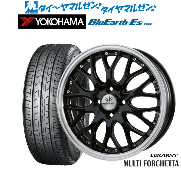[6/22〜26]割引クーポン配布新品 サマータイヤ ホイール4本セットBADX ロクサーニ マルチフォルケッタ15インチ 5.0Jヨコハマ BluEarth-ES ブルーアースイーエス ES32165/55R15