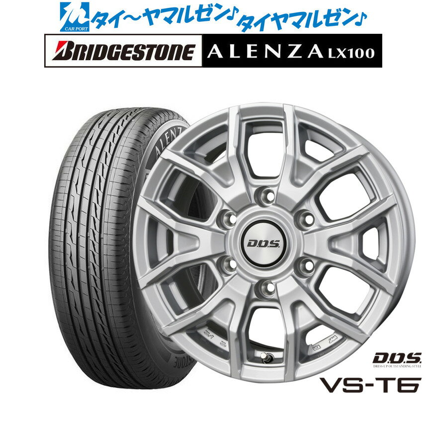 [SS期間]割引クーポン配布新品 サマータイヤ ホイール4本セットBADX D,O,S(DOS) VS-T617インチ 8.0Jブリヂストン ALENZA アレンザ LX100265/70R17