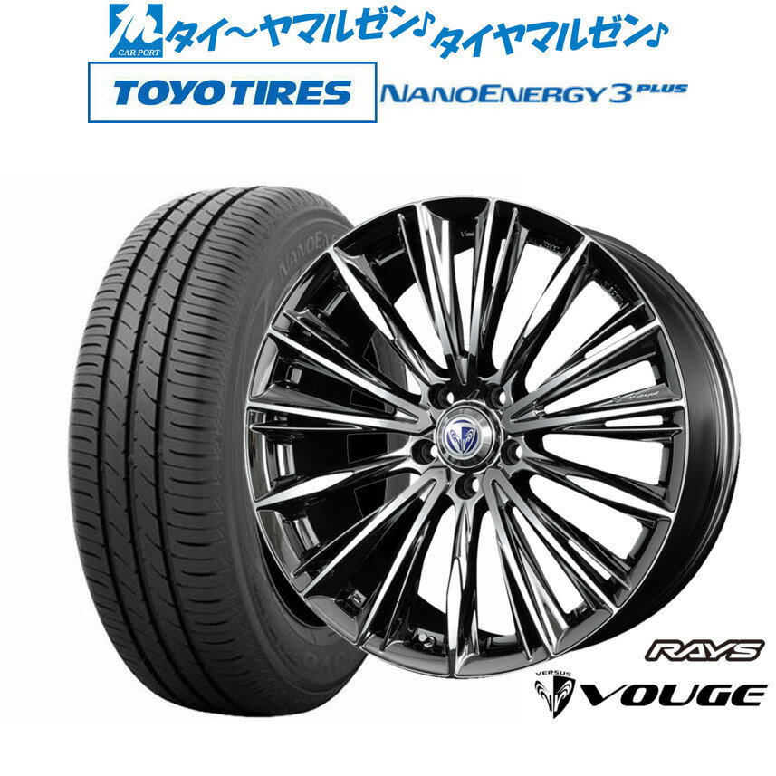 [SS限定]P最大44倍&クーポン配布新品 サマータイヤ ホイール4本セットレイズ ベルサス ストラテジーア ヴォウジェ18インチ 7.0Jトーヨータイヤ NANOENERGY ナノエナジー 3プラス 225/40R18