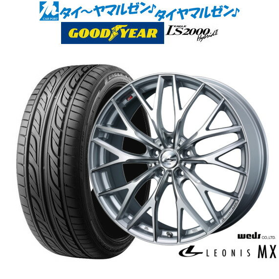 [5/23～26]割引クーポン配布新品 サマータイヤ ホイール4本セットウェッズ レオニス MX17インチ 7.0Jグッドイヤー イーグル LS2000 ハイブリッド2(HB2)215/45R17