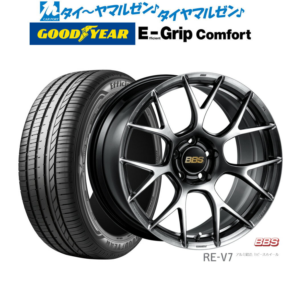 [12/1]ストアポイント5倍！新品 サマータイヤ ホイール4本セットBBS JAPAN RE-V719インチ 8.5Jグッドイヤー エフィシエント グリップ コンフォート235/40R19