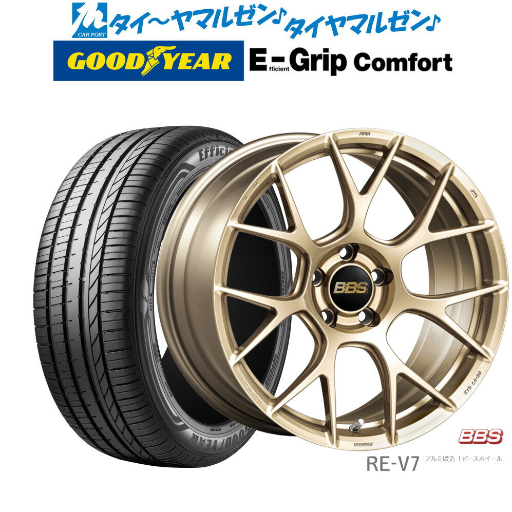 新品 サマータイヤ ホイール4本セットBBS JAPAN RE-V719インチ 8.5Jグッドイヤー エフィシエント グリップ コンフォート215/35R19