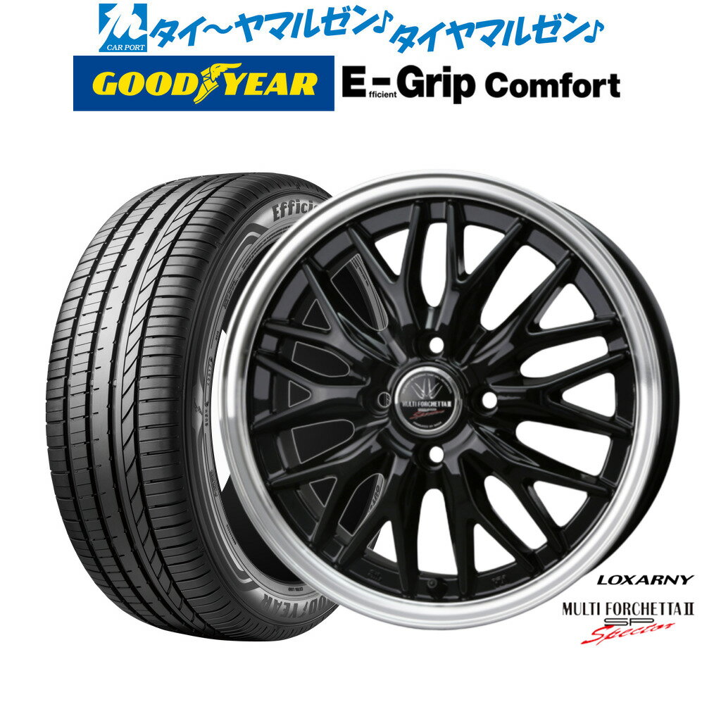 新品 サマータイヤ ホイール4本セットBADX ロクサーニ マルチフォルケッタ2 SP-SPECTOR16インチ 5.0Jグッドイヤー エフィシエント グリップ コンフォート165/50R16
