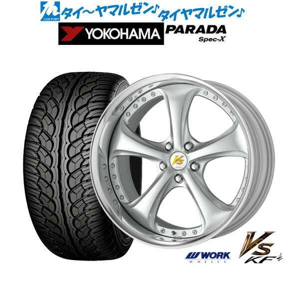 [6/18]最大100%ポイントバック！要エントリー新品 サマータイヤ ホイール4本セットワーク VS KFシャープ20インチ 8.5Jヨコハマ PARADA パラダ Spec-X235/35R20