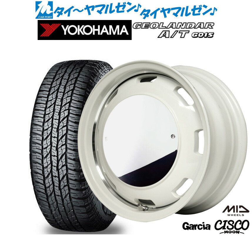 新品 オフロードタイヤ ホイール4本セットMID ガルシア シスコ MOON14インチ 4.5Jヨコハマ GEOLANDAR ジオランダー AT(G015)155/65R14