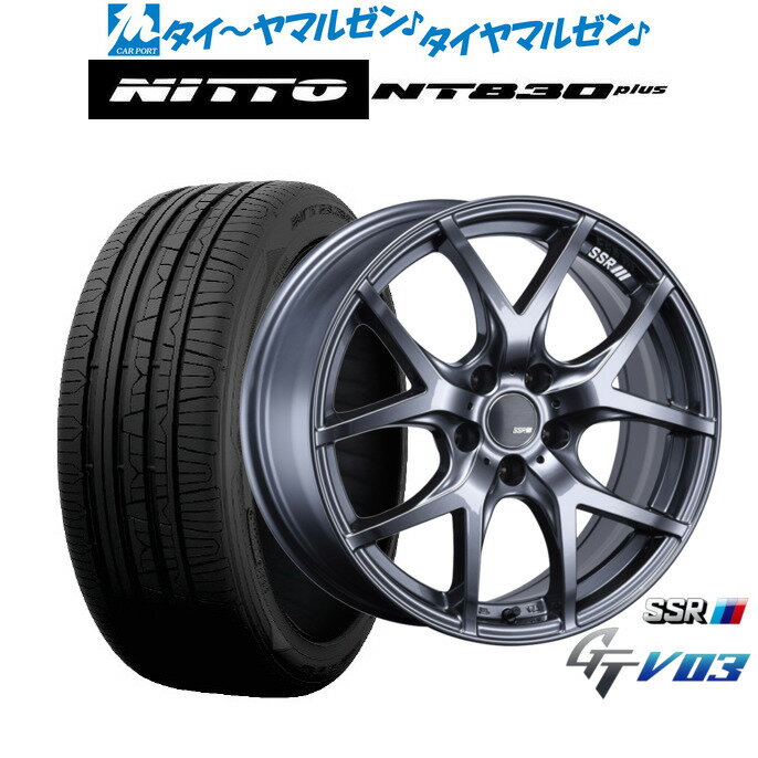 [12/1]ストアポイント5倍！新品 サマータイヤ ホイール4本セットタナベ SSR GT V0317インチ 7.0JNITTO NT830 plus 215/45R17
