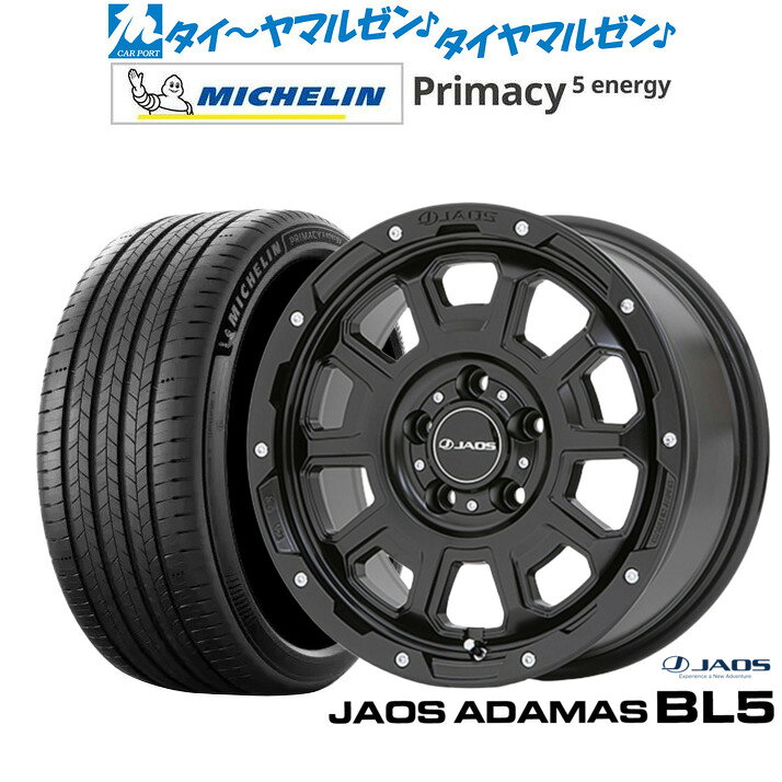 新品 サマータイヤ ホイール4本セットJAOS ジャオス アダマス BL518インチ 7.5Jミシュラン プライマシー プライマシー5 energy225/45R18
