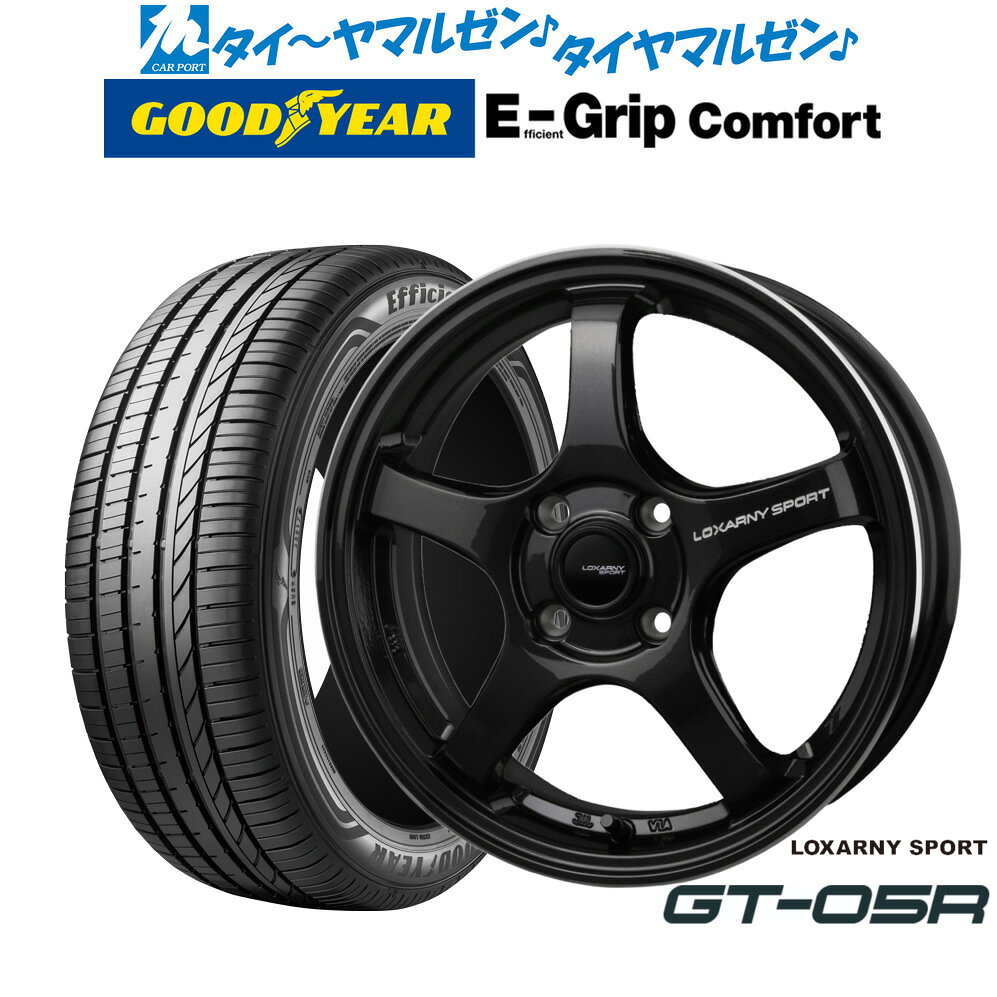 新品 サマータイヤ ホイール4本セットBADX ロクサーニスポーツ GT-05R16インチ 6.0Jグッドイヤー エフィシエント グリップ コンフォート195/45R16