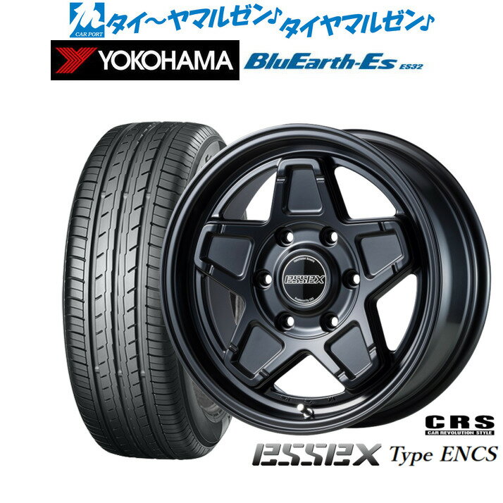 [12/1]ストアポイント5倍！新品 サマータイヤ ホイール4本セットCRS ESSEX エセックス ENCS-1616インチ 6.5Jヨコハマ BluEarth-ES ブルーアースイーエス ES32215/65R16