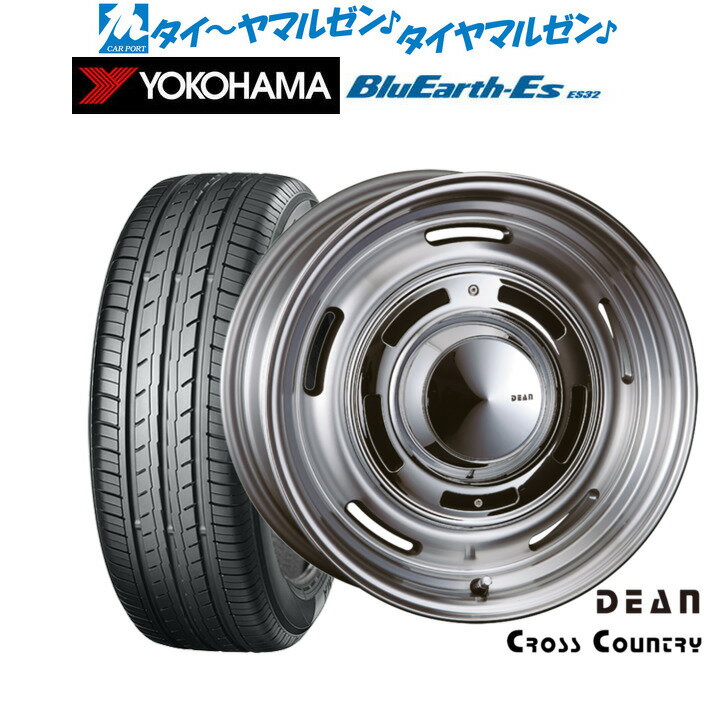 [マラソン期間]割引クーポン配布新品 サマータイヤ ホイール4本セットクリムソン ディーン クロスカントリー18インチ 8.0Jヨコハマ BluEarth-ES ブルーアースイーエス ES32225/45R18