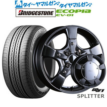 [SS期間]割引クーポン配布新品 サマータイヤ ホイール4本セットクリムソン グーフィー スプリッター15インチ 6.0Jブリヂストン ECOPIA エコピア EV-01185/65R15